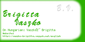 brigitta vaszko business card